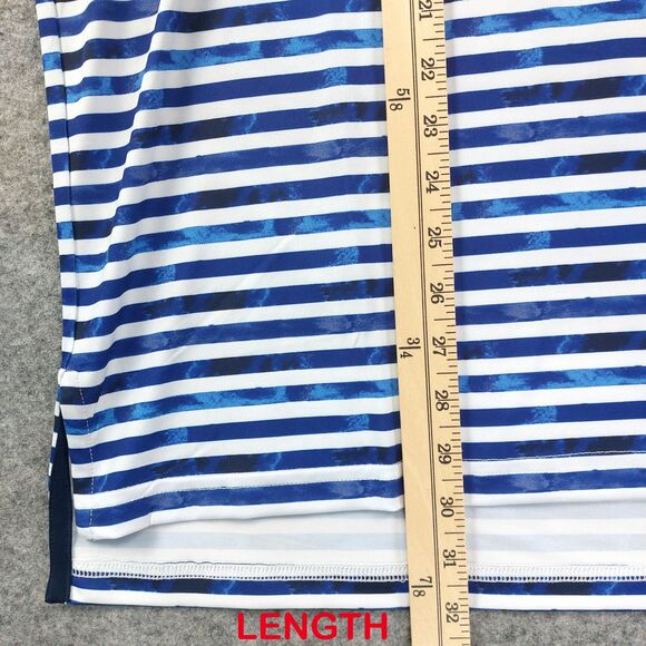 Ralph Lauren RLX Polo Shirt Mens Large Striped Golf Performance Lightweight Camo - Picture 5 of 8